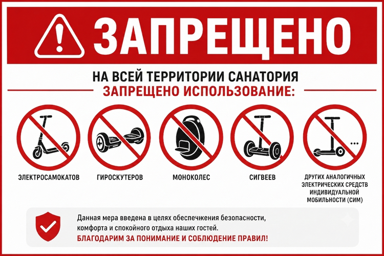Правила передвижения по территории